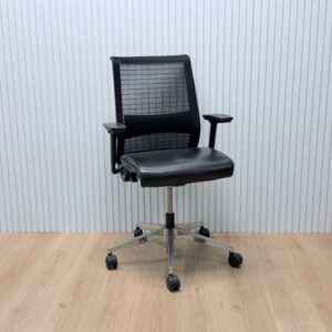 Bureaustoel Steelcase Think | zwart leer