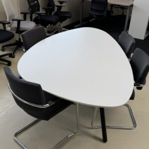 Vergaderset Castelijn Circlips-2 | Tafel 215x124cm | 4 stoelen