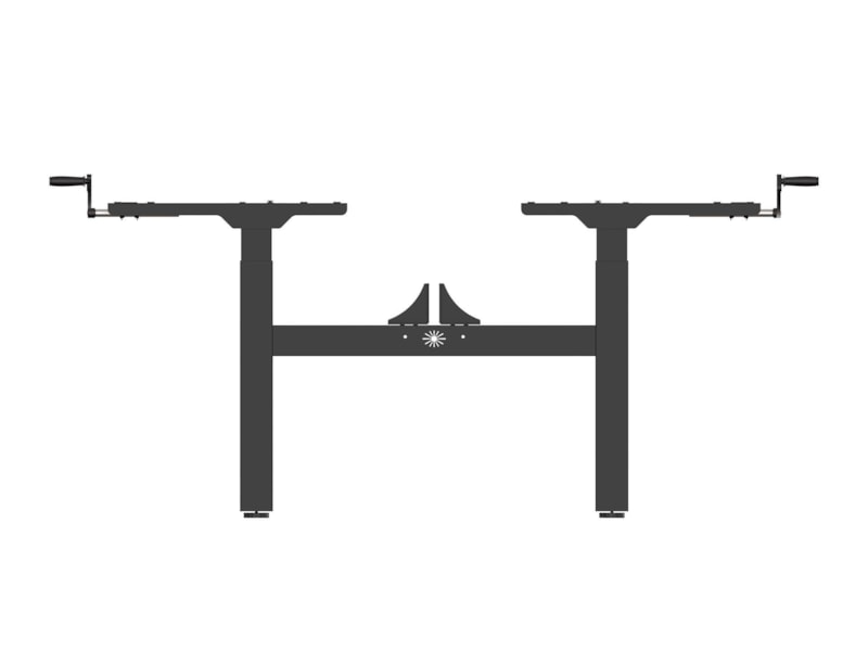 KMA duo bureau frame snel slinger | zit-sta hoogte 70-120 cm - Afbeelding 3