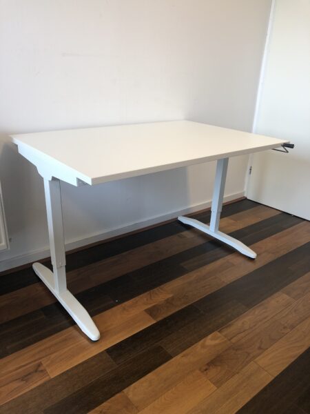 Slinger verstelbare Bureautafel (160x80cm met nieuw wit blad)