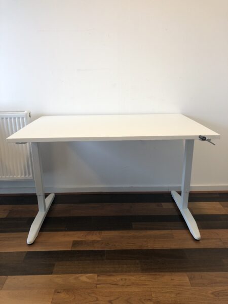 Slinger verstelbare Bureautafel (160x80cm met nieuw wit blad) - Image 2