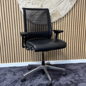Bureaustoel Steelcase Think | zwart leer
