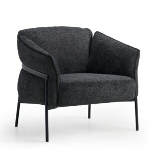 Fauteuil stoel met armleuningen | Stijlvolle gestoffeerde fauteuil